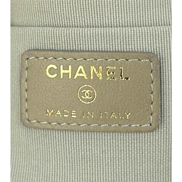 CHANEL Gray Mini Two-Way Bag A-A12656 - Picture 8 of 12